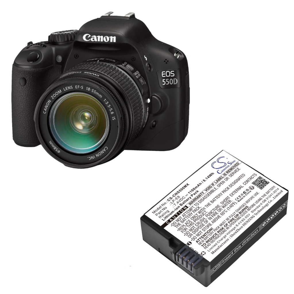 Batterij voor camera Canon CS-CNS500MX