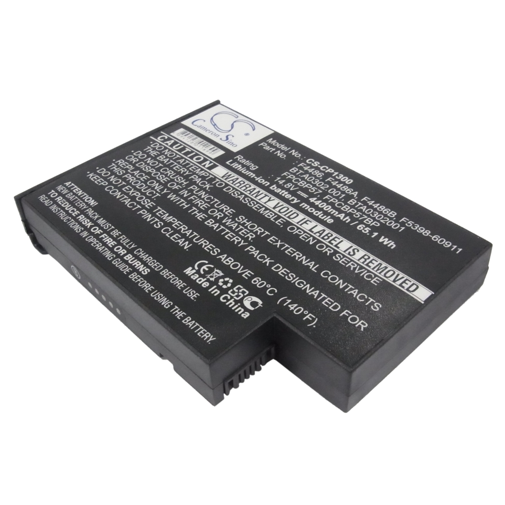 Batterijen Vervangt 4UR18650F-2-QC-EG