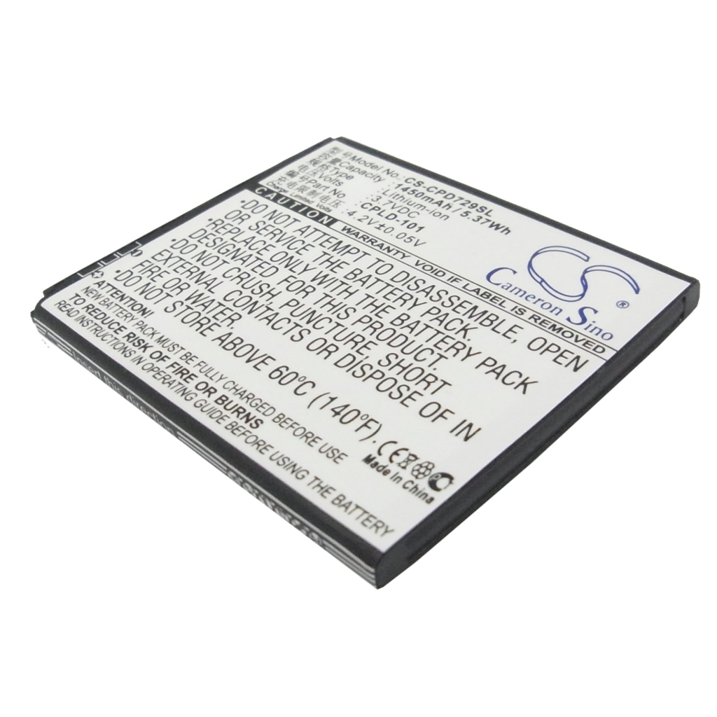 Batterij voor mobiele telefoon Coolpad CS-CPD729SL