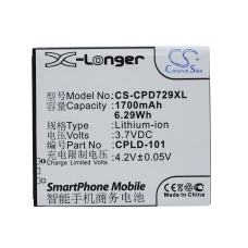 Compatibele batterijvervanging voor Coolpad CPLD-101