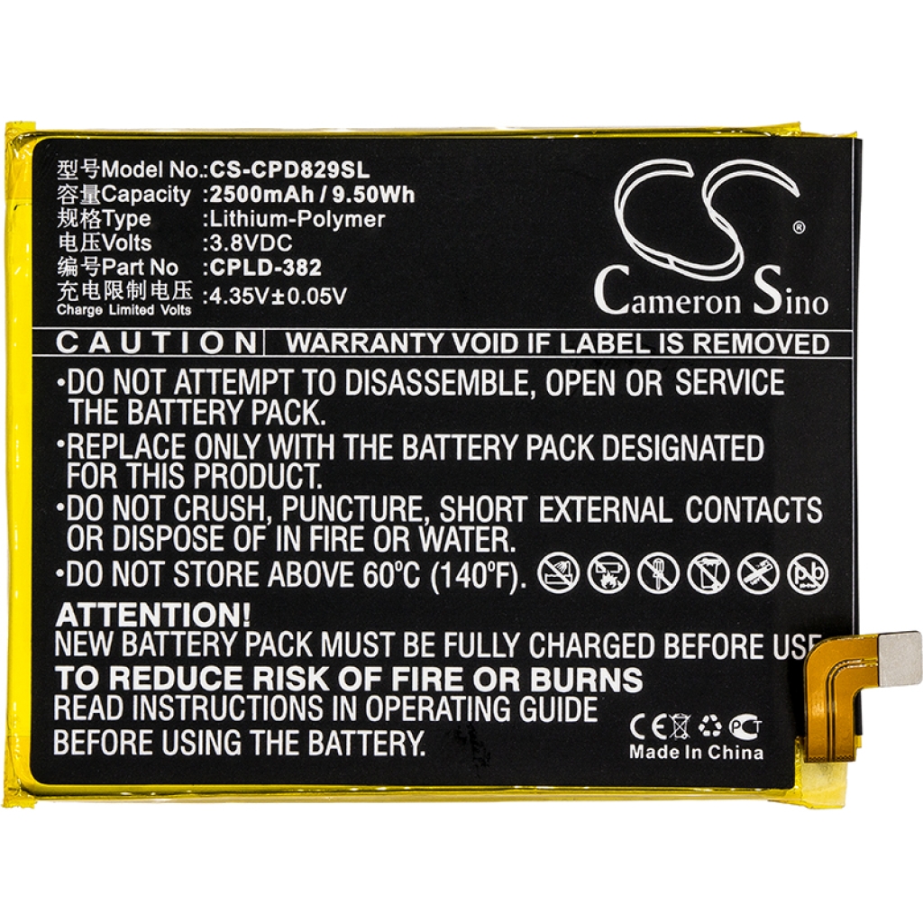 Batterij voor mobiele telefoon Coolpad CS-CPD829SL