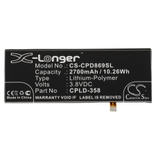 Compatibele batterijvervanging voor Coolpad CPLD-358