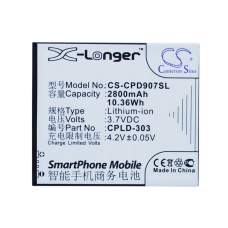 Compatibele batterijvervanging voor Coolpad CPLD-303