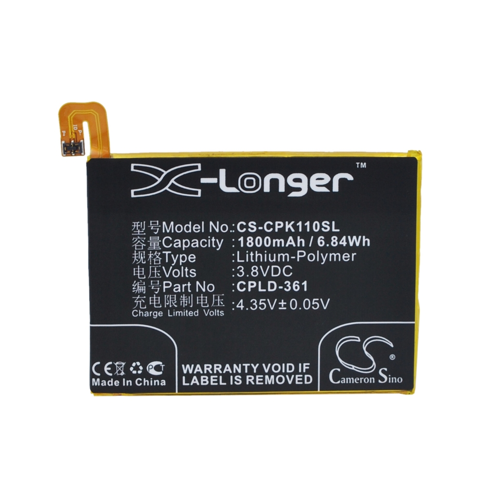 Batterij voor mobiele telefoon Coolpad CS-CPK110SL