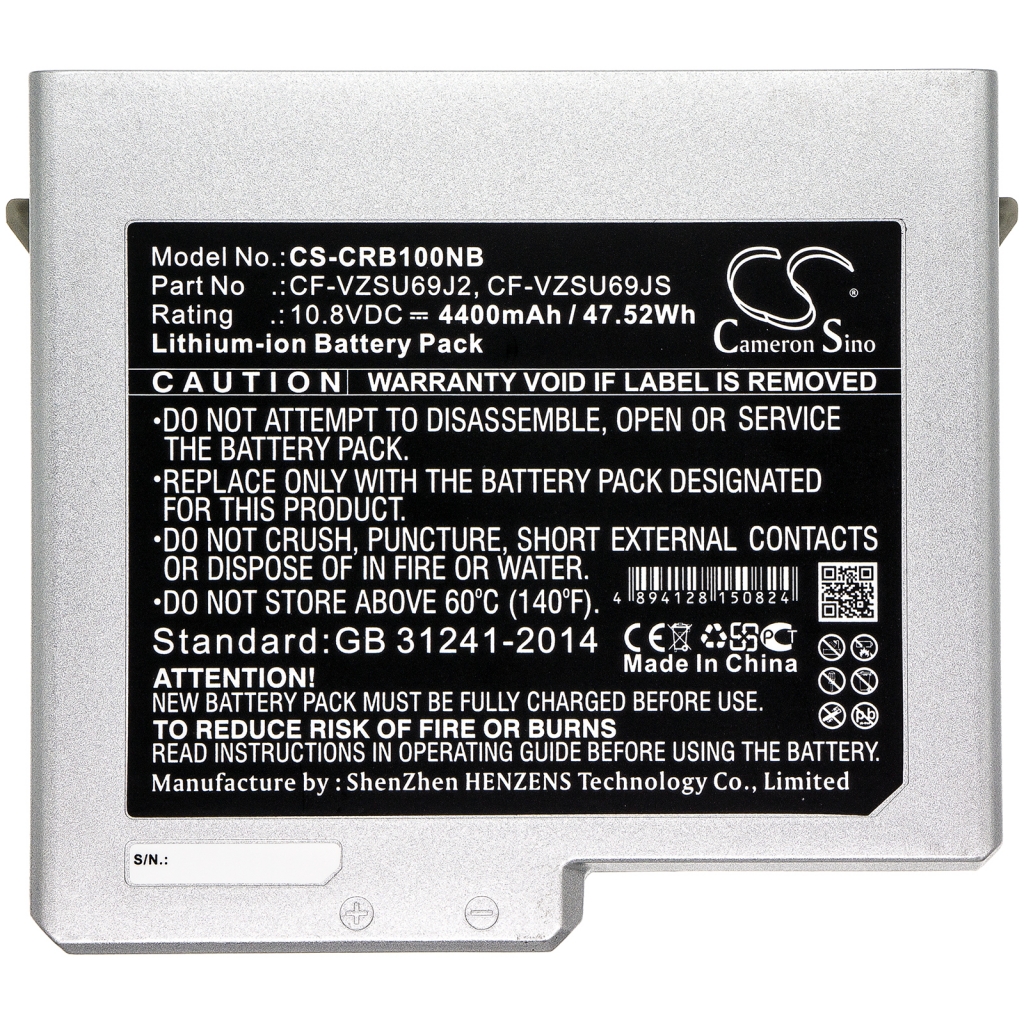 Notebook batterij Panasonic Toughbook CF-B10 (CS-CRB100NB)