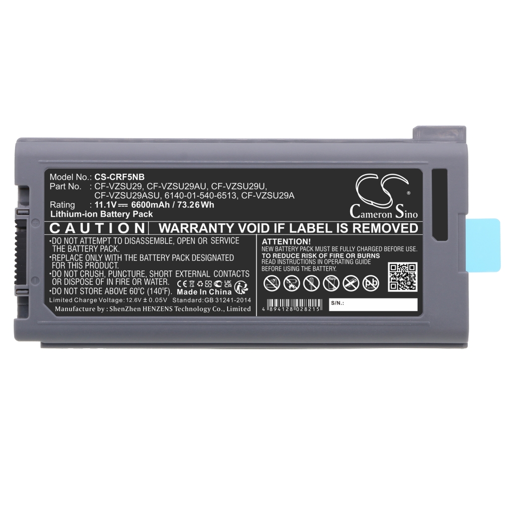 Notebook batterij Panasonic ToughBook CF-51 (CS-CRF5NB)