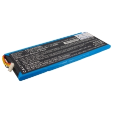 Compatibele batterijvervanging voor Crestron 81-207-392012,81-215-360012,TPMC-8X-BTP