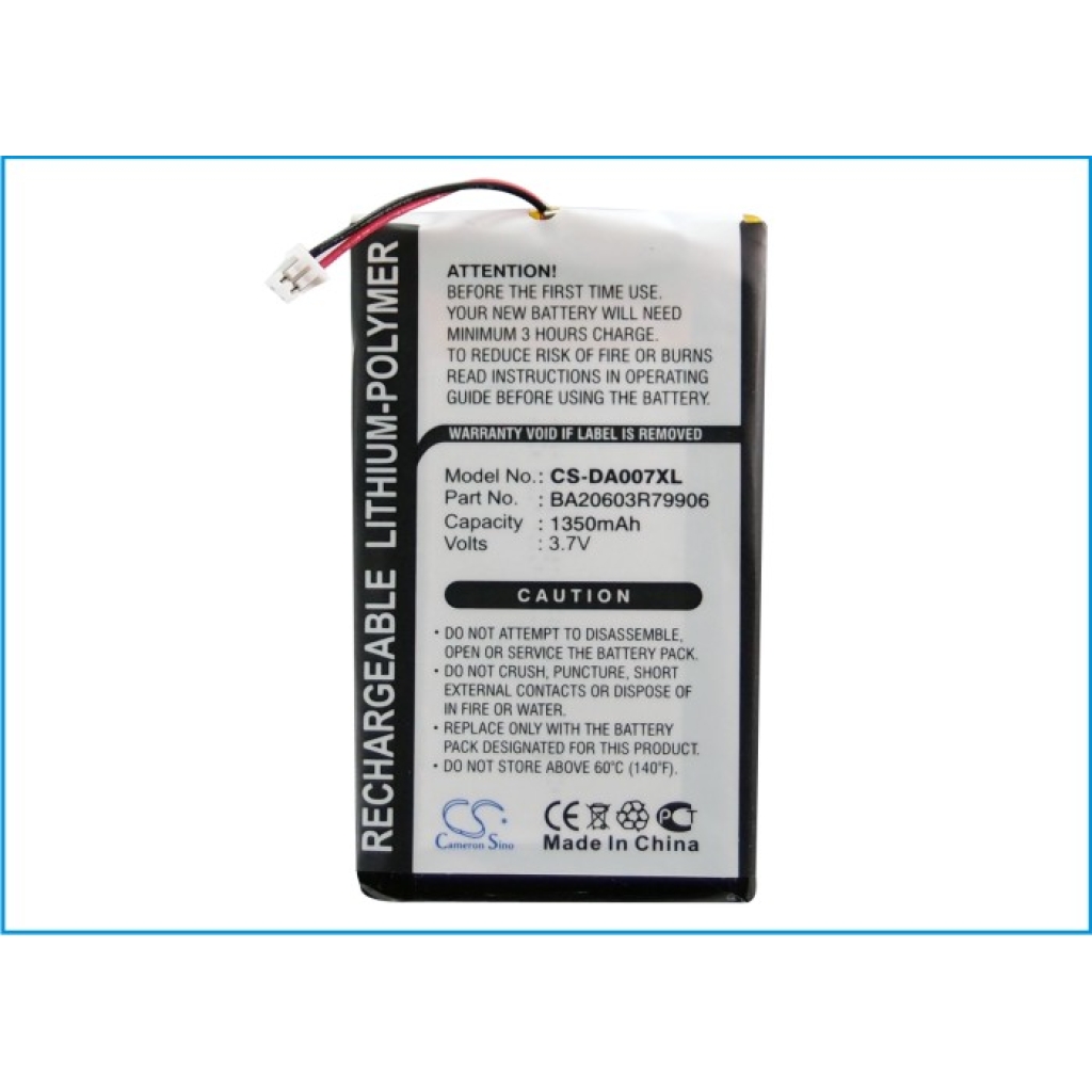 Batterij voor MP3, MP4, PMP Creative CS-DA007XL