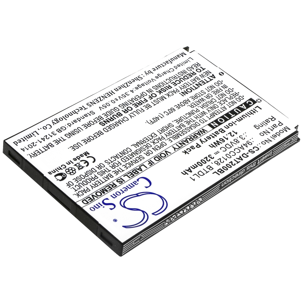 Batterij barcode, scanner Datalogic CS-DAT200BL