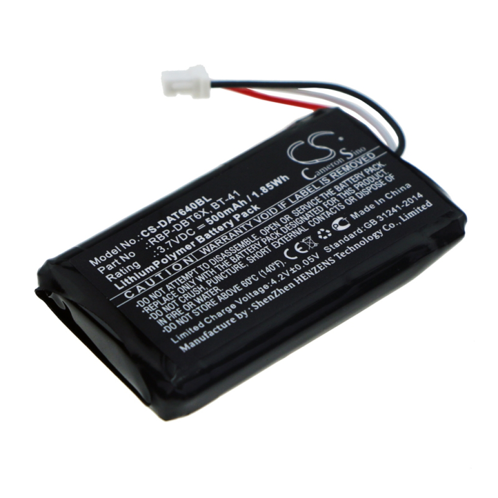 Batterijen Vervangt RBP-DBT6X