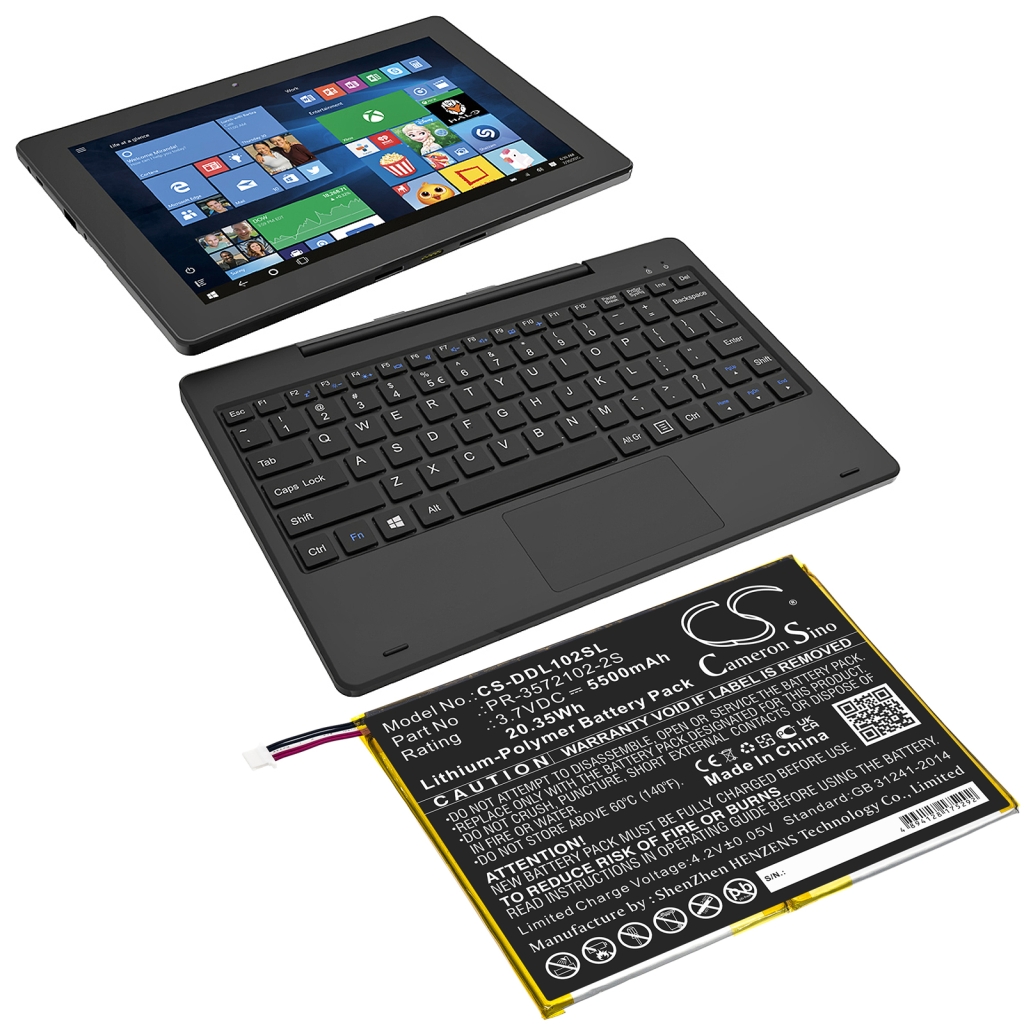 Tablet batterijen Digiland CS-DDL102SL