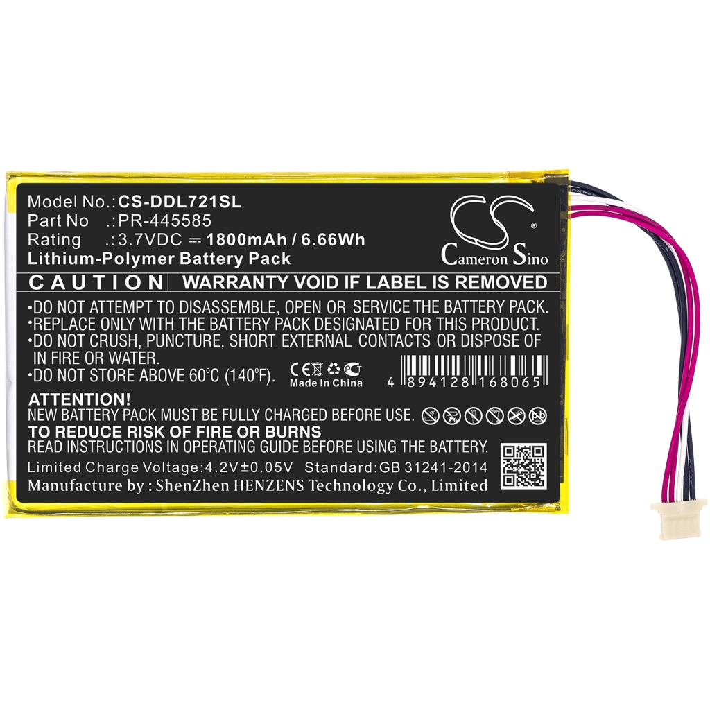 Batterijen Tablet batterijen CS-DDL721SL