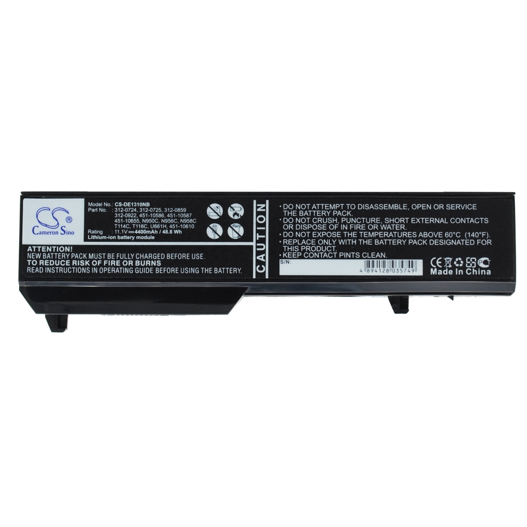 Notebook batterij DELL CS-DE1310NB