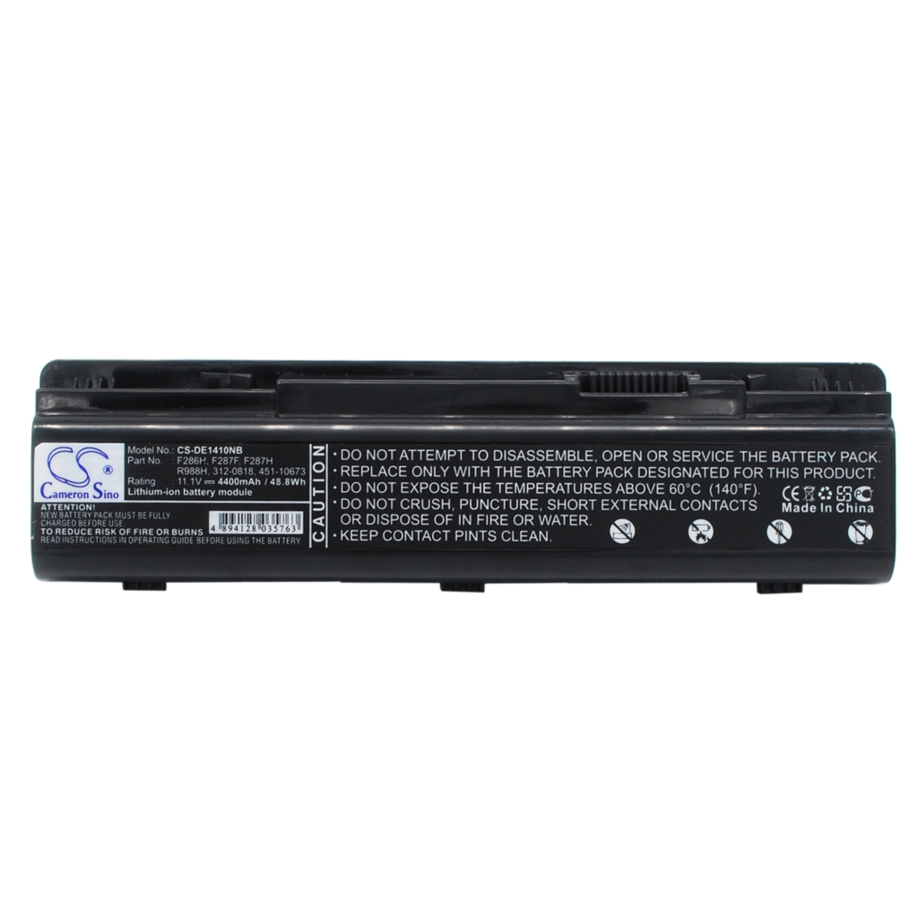 Notebook batterij DELL CS-DE1410NB