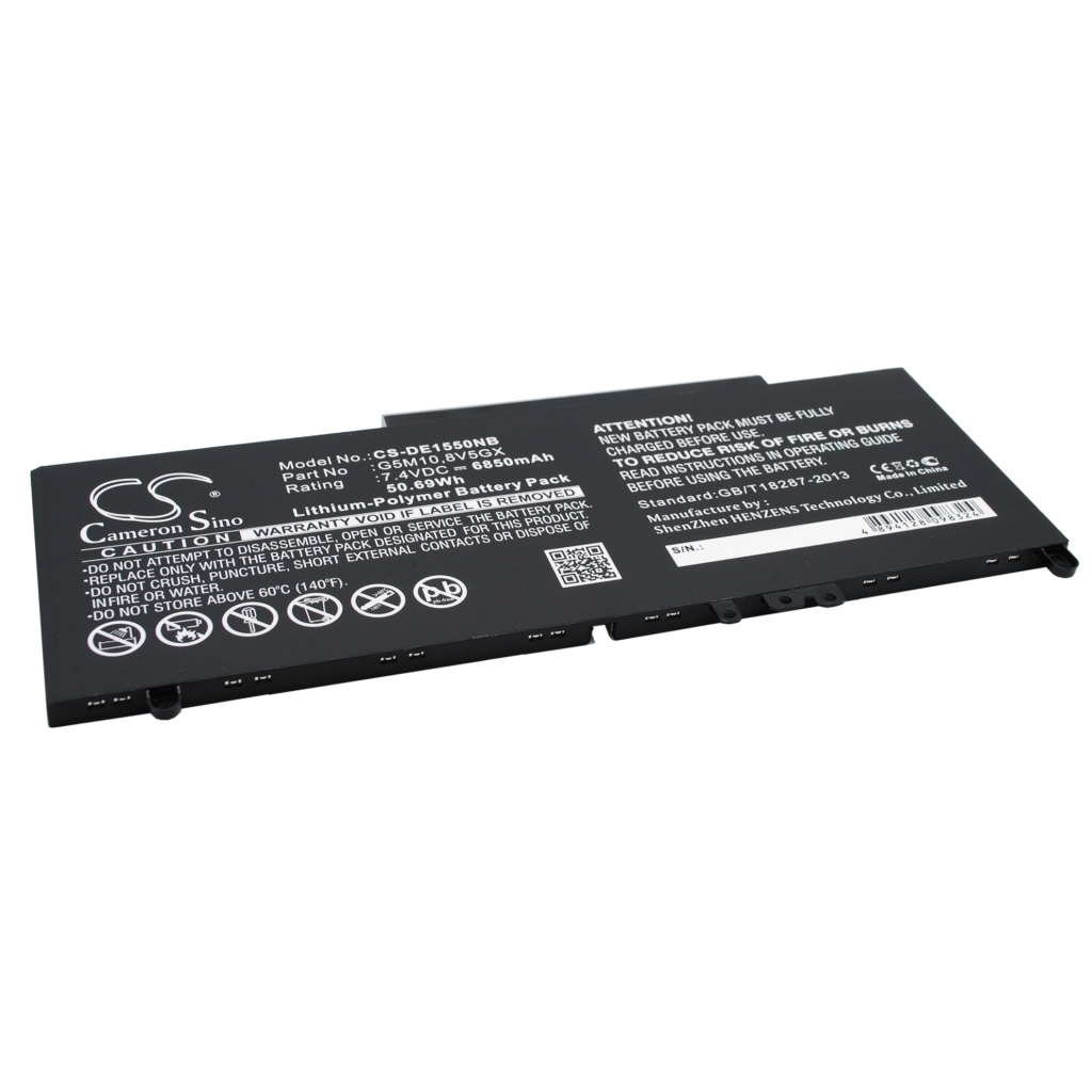 Notebook batterij DELL CS-DE1550NB