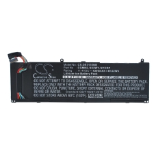 Compatibele batterijvervanging voor DELL 0CGMN2,CGMN2,N33WY,NYCRP,P19T...