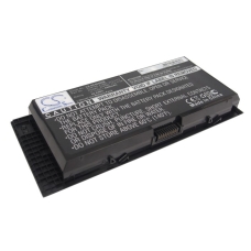 Compatibele batterijvervanging voor DELL 04GHF,0FVWT4,0TN1K5,1C75X,312-1176...