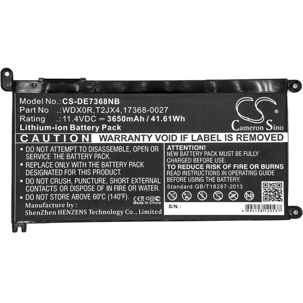 Notebook batterij DELL Inspiron 14-7472-D3521P