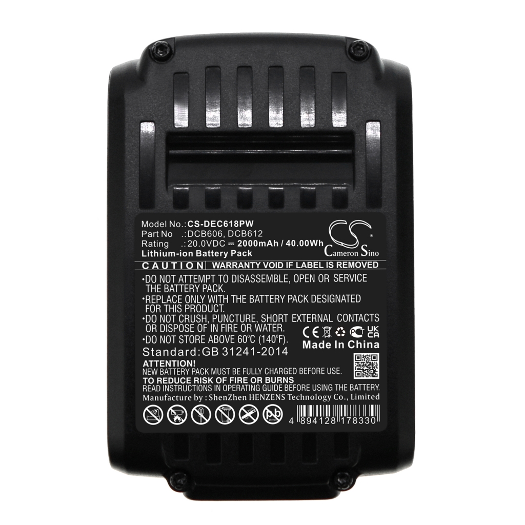 Batterij voor elektrisch gereedschap DeWalt CS-DEC618PW