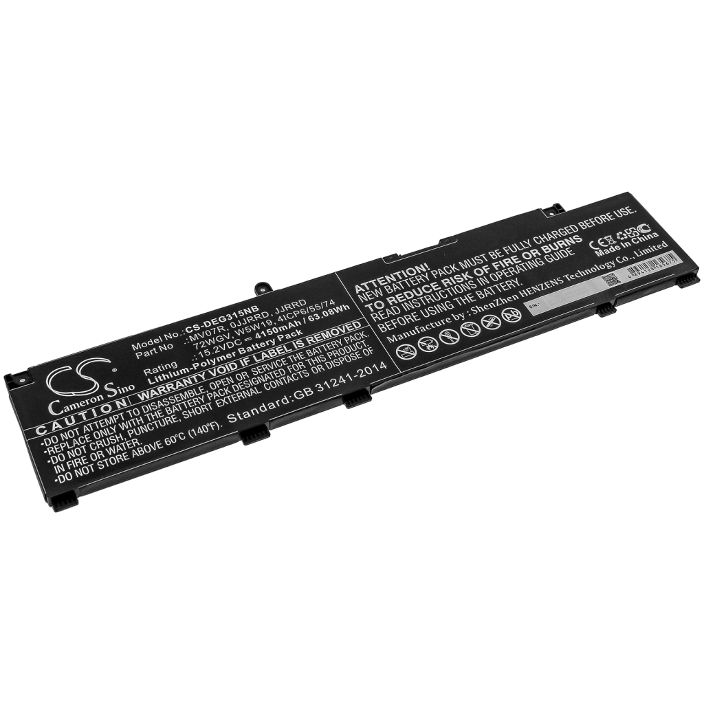 Notebook batterij DELL CS-DEG315NB