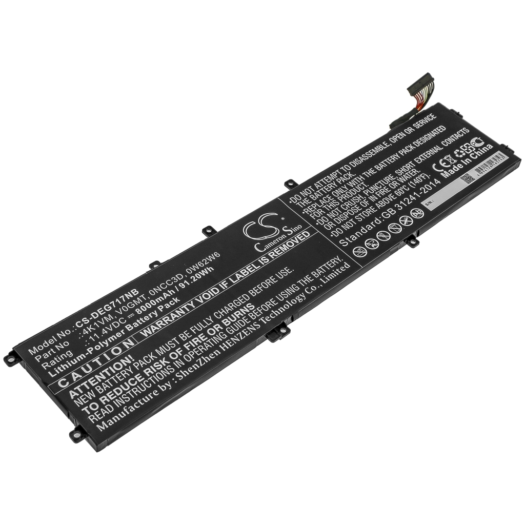 Notebook batterij DELL CS-DEG717NB