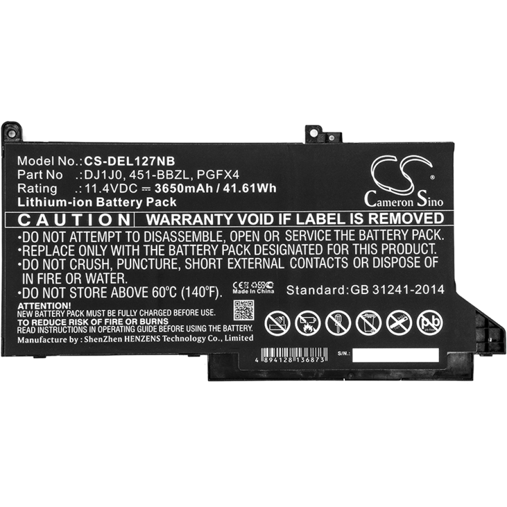 Notebook batterij DELL Latitude 12 7480