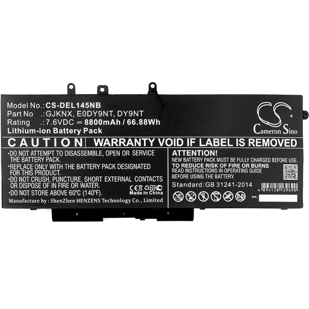 Notebook batterij DELL Precision 15 3520