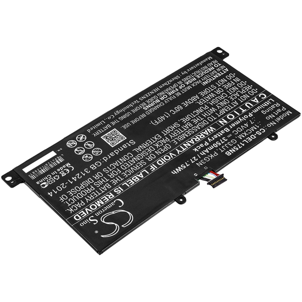 Notebook batterij DELL CS-DEL175NB