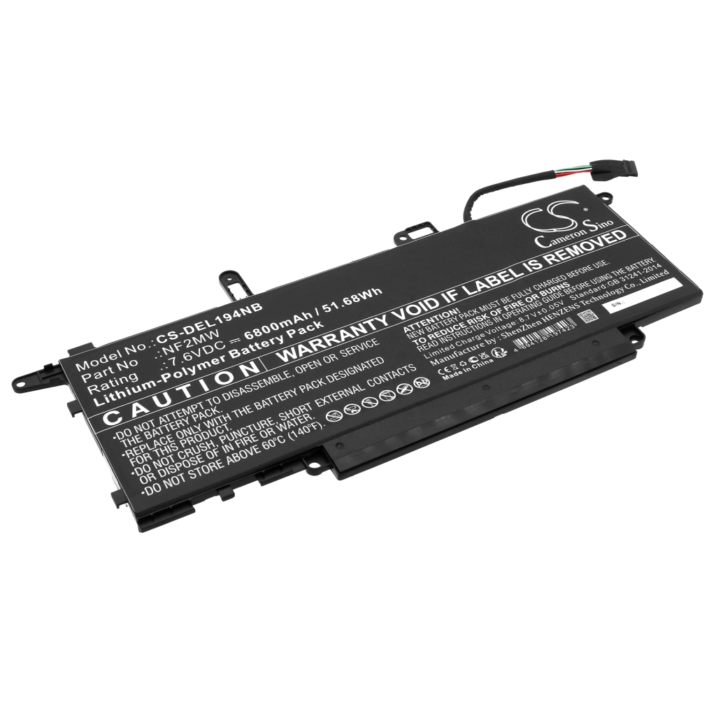 Notebook batterij DELL CS-DEL194NB