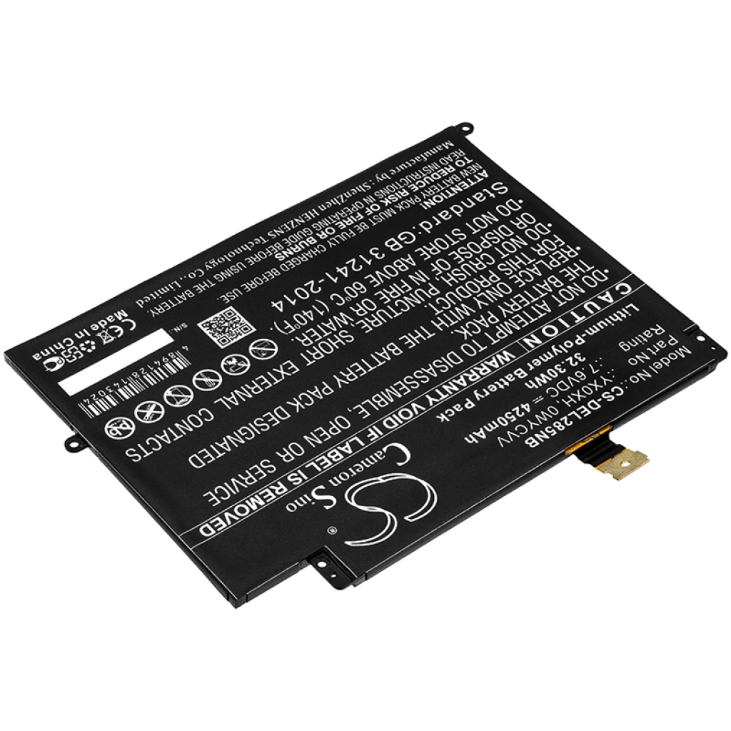 Notebook batterij DELL CS-DEL285NB