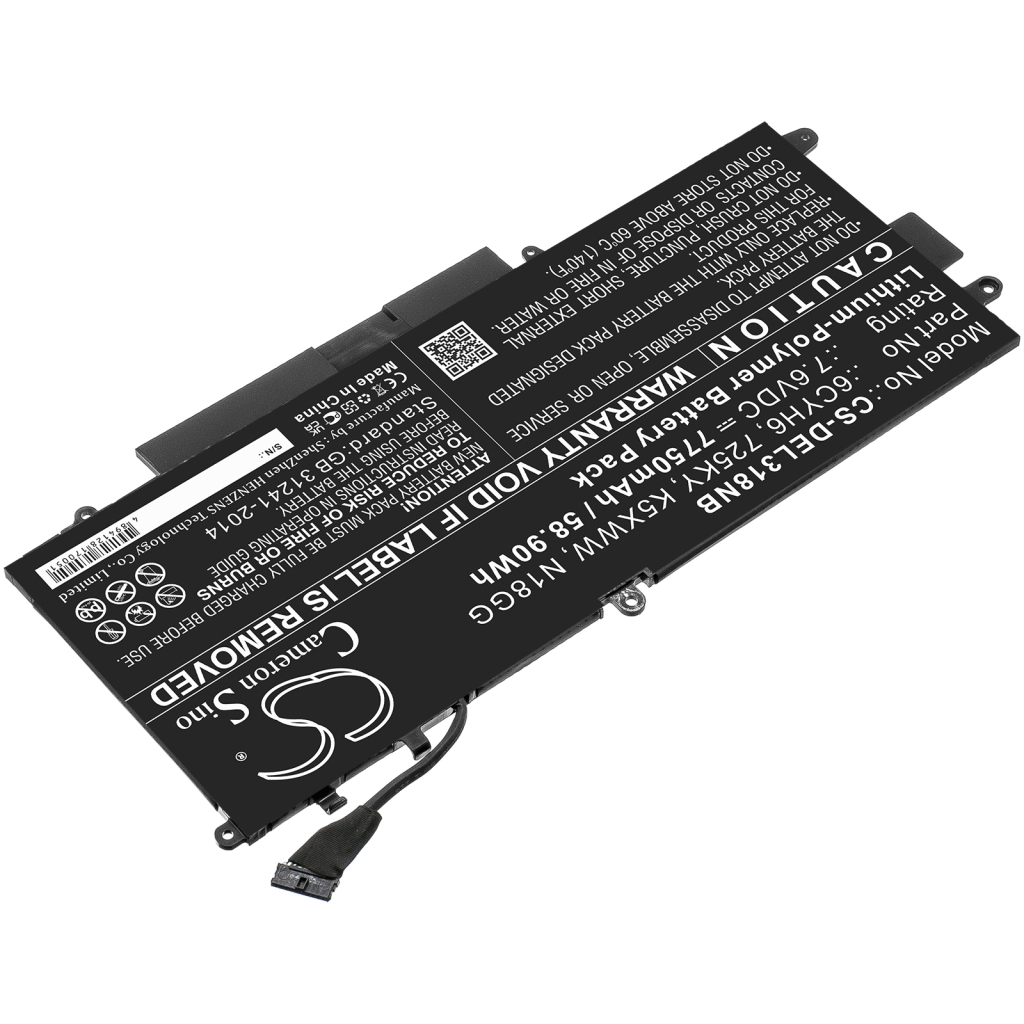 Notebook batterij DELL N012L7390-C-D1706FTCN