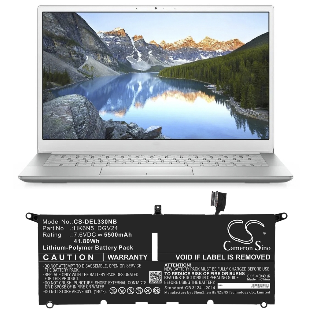 Notebook batterij DELL CS-DEL330NB