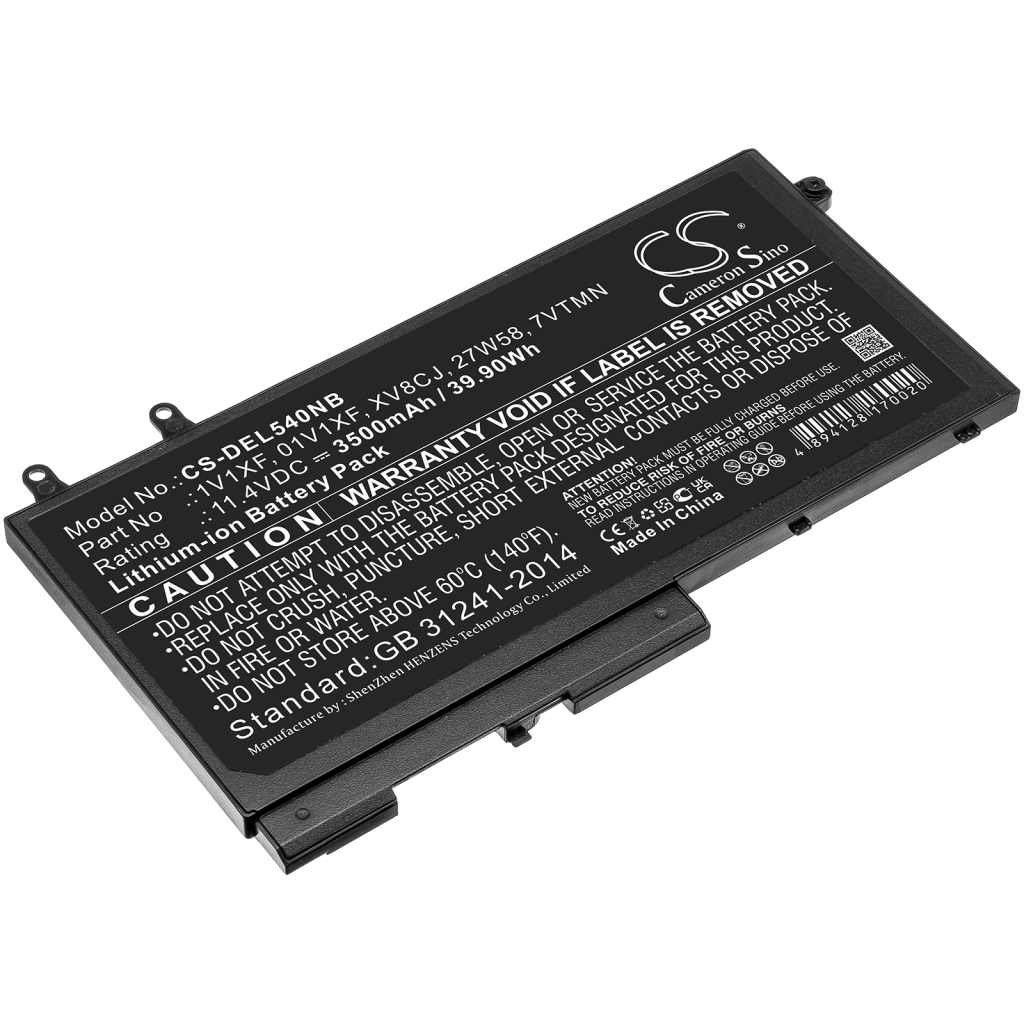 Notebook batterij DELL CS-DEL540NB