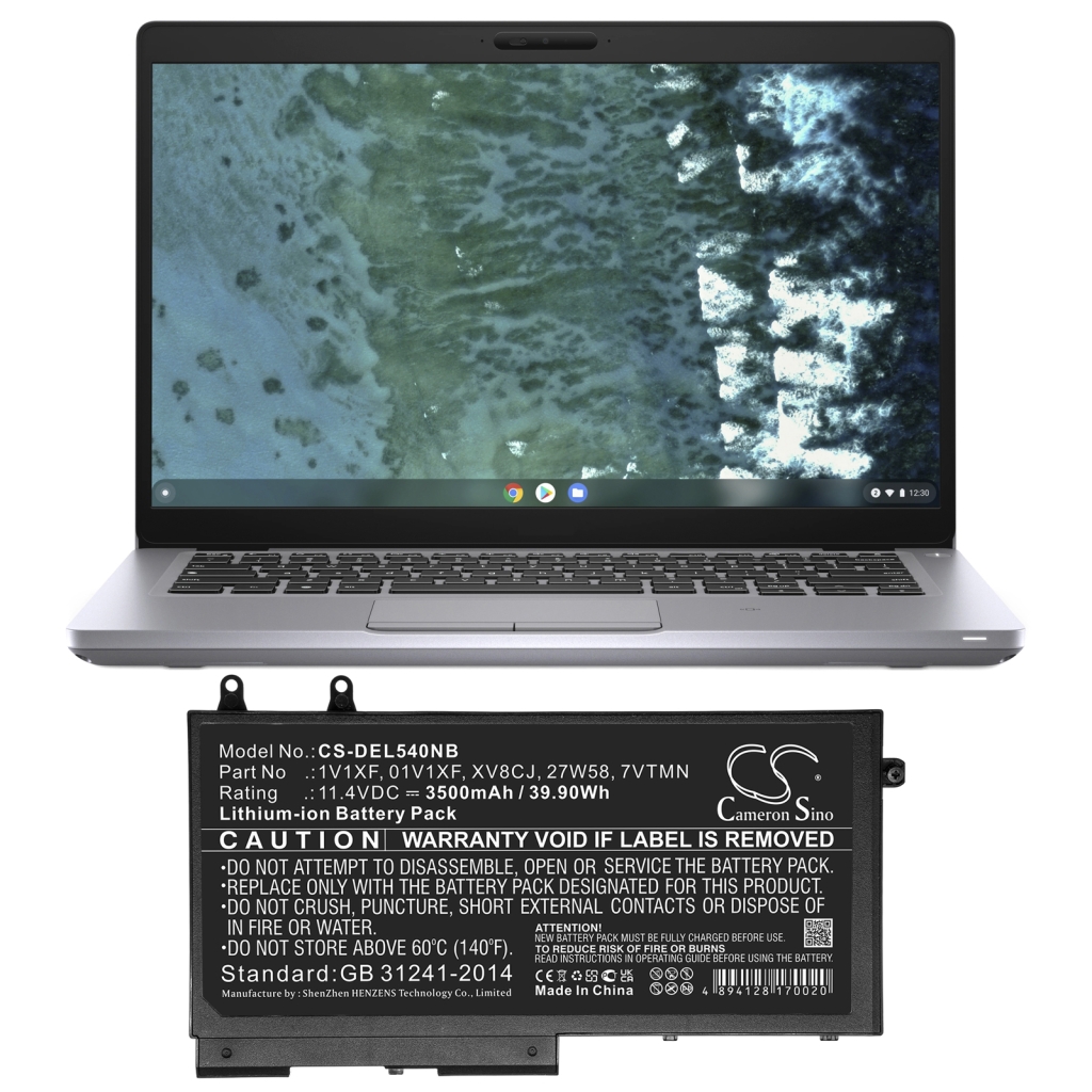 Notebook batterij DELL CS-DEL540NB