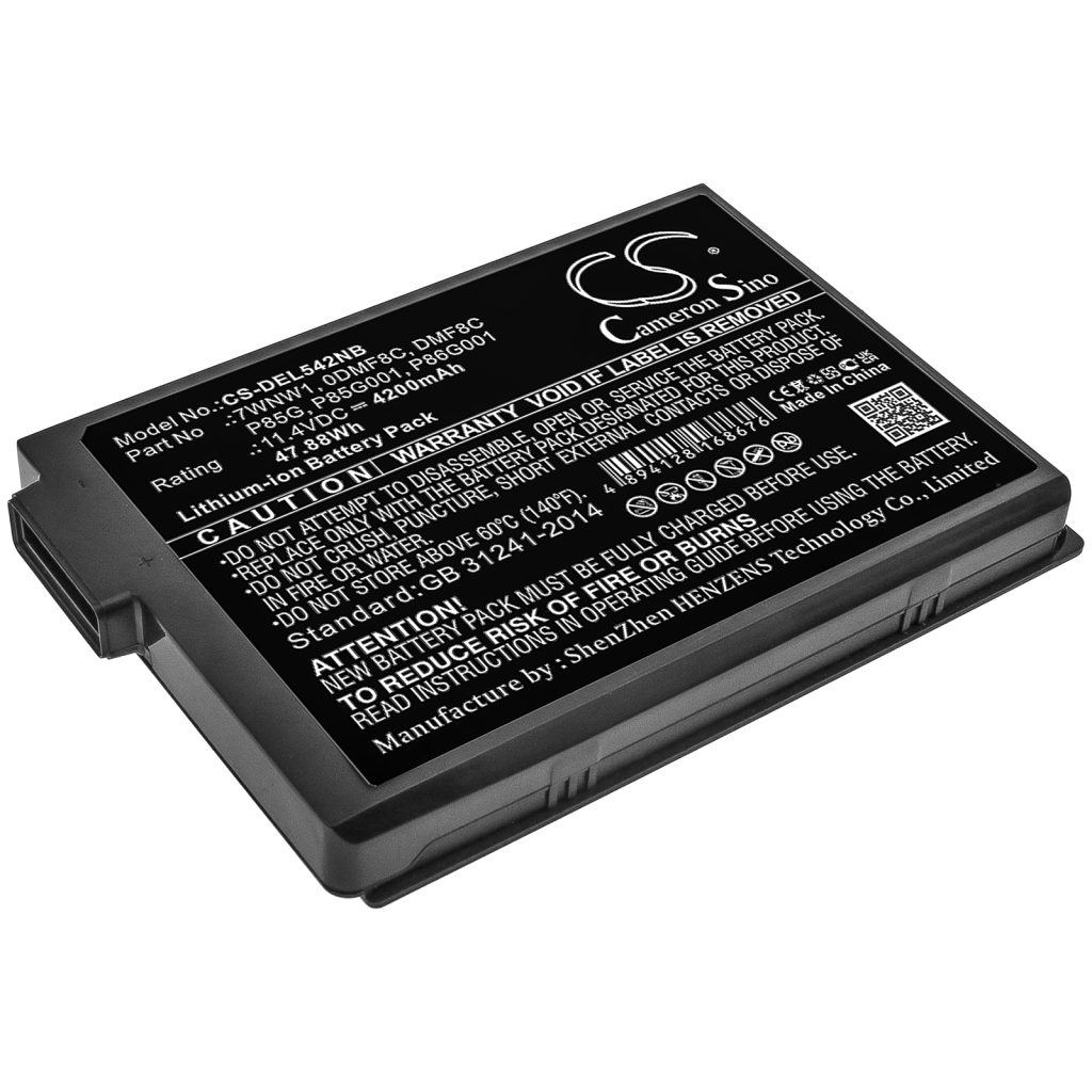 Notebook batterij DELL CS-DEL542NB