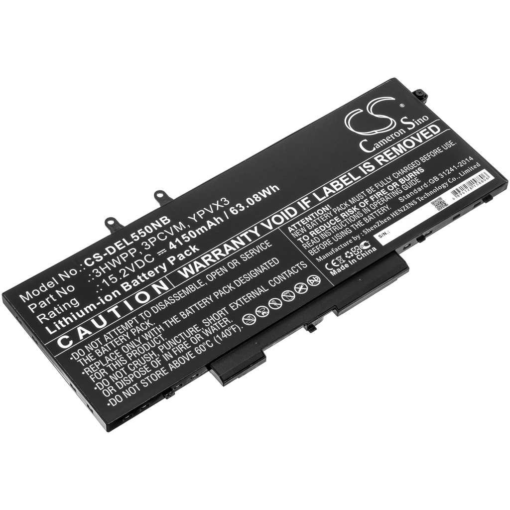 Notebook batterij DELL CS-DEL550NB