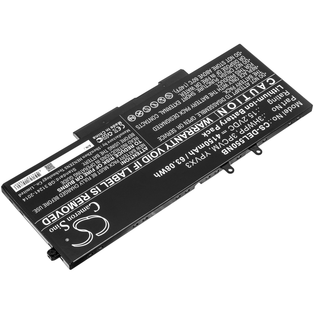 Notebook batterij DELL CS-DEL550NB