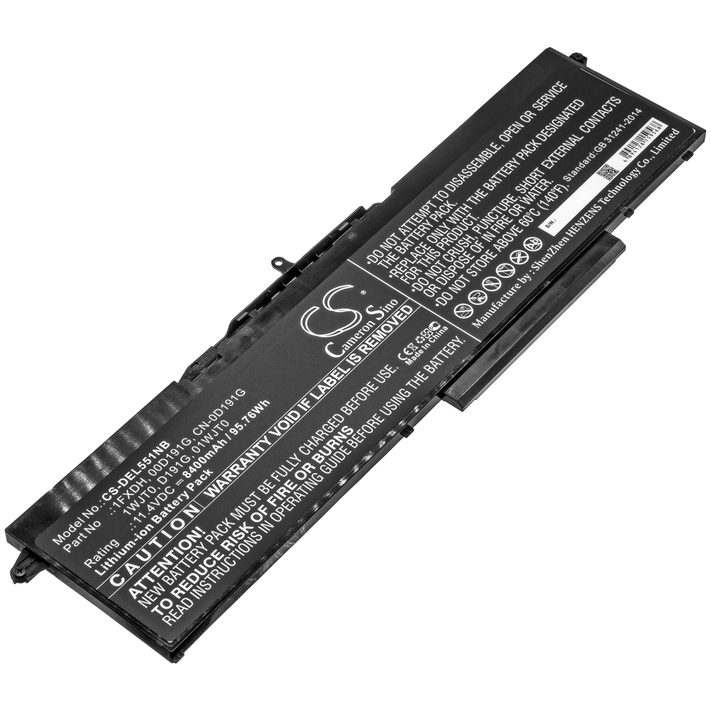 Notebook batterij DELL CS-DEL551NB