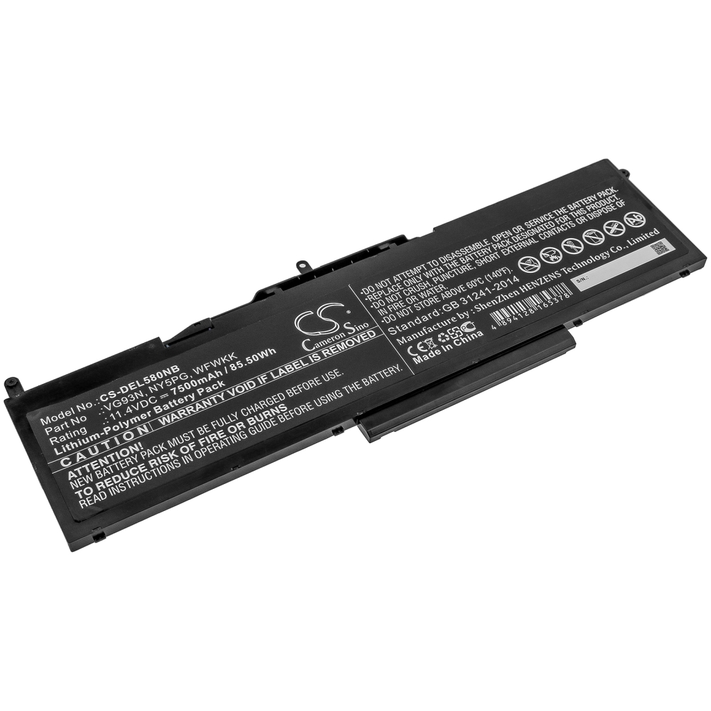 Notebook batterij DELL CS-DEL580NB