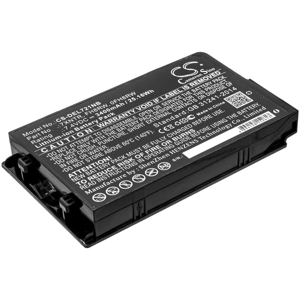 Notebook batterij DELL CS-DEL721NB