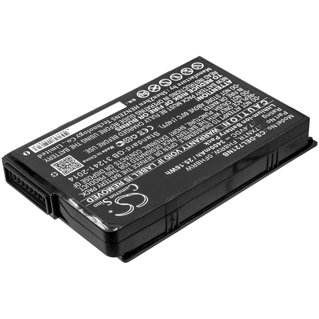 Notebook batterij DELL CS-DEL721NB