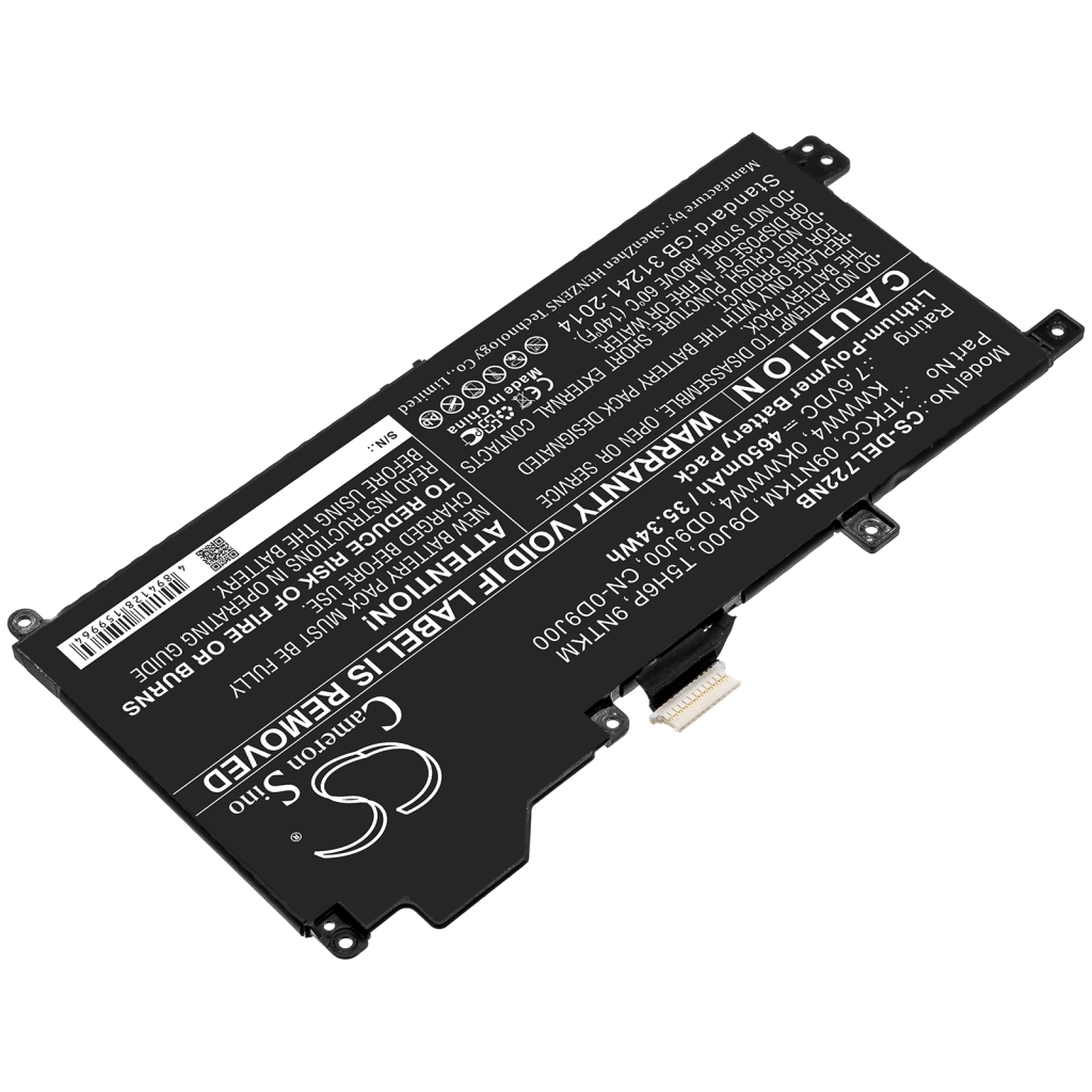 Notebook batterij DELL CS-DEL722NB