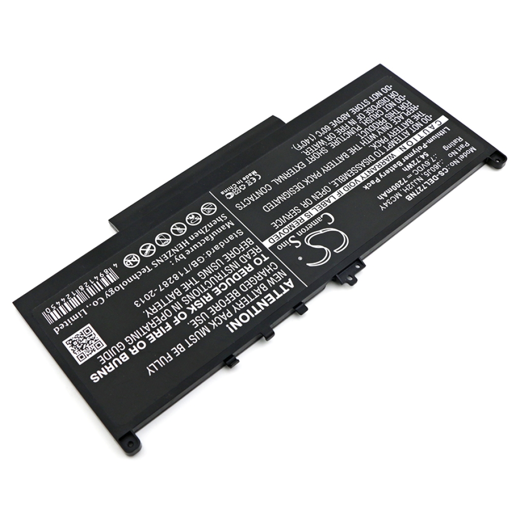 Notebook batterij DELL CS-DEL727NB