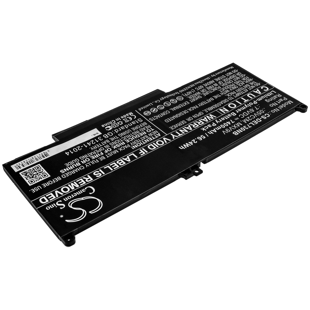 Notebook batterij DELL CS-DEL730NB