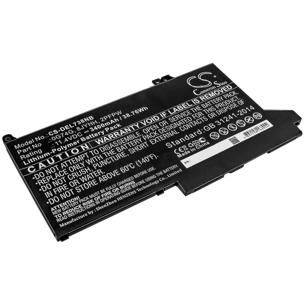 Notebook batterij DELL CS-DEL738NB