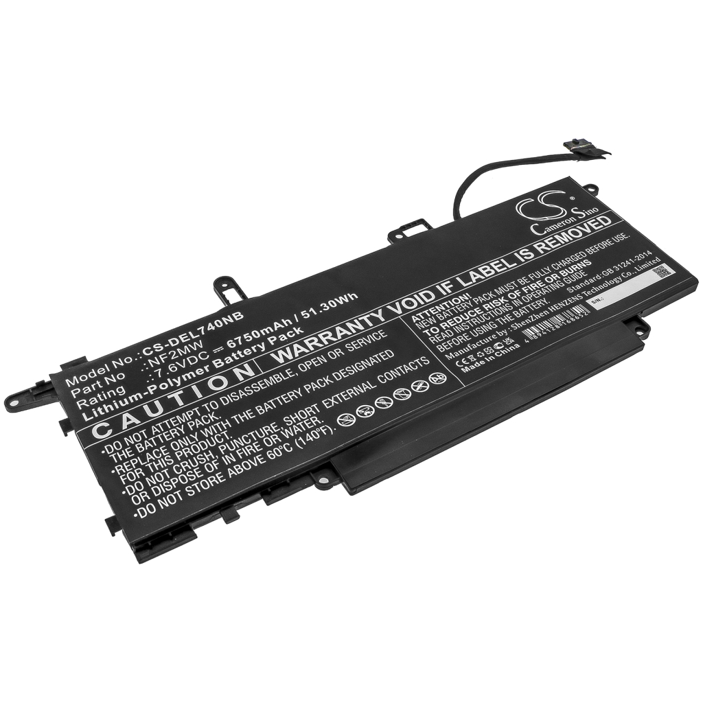 Notebook batterij DELL CS-DEL740NB