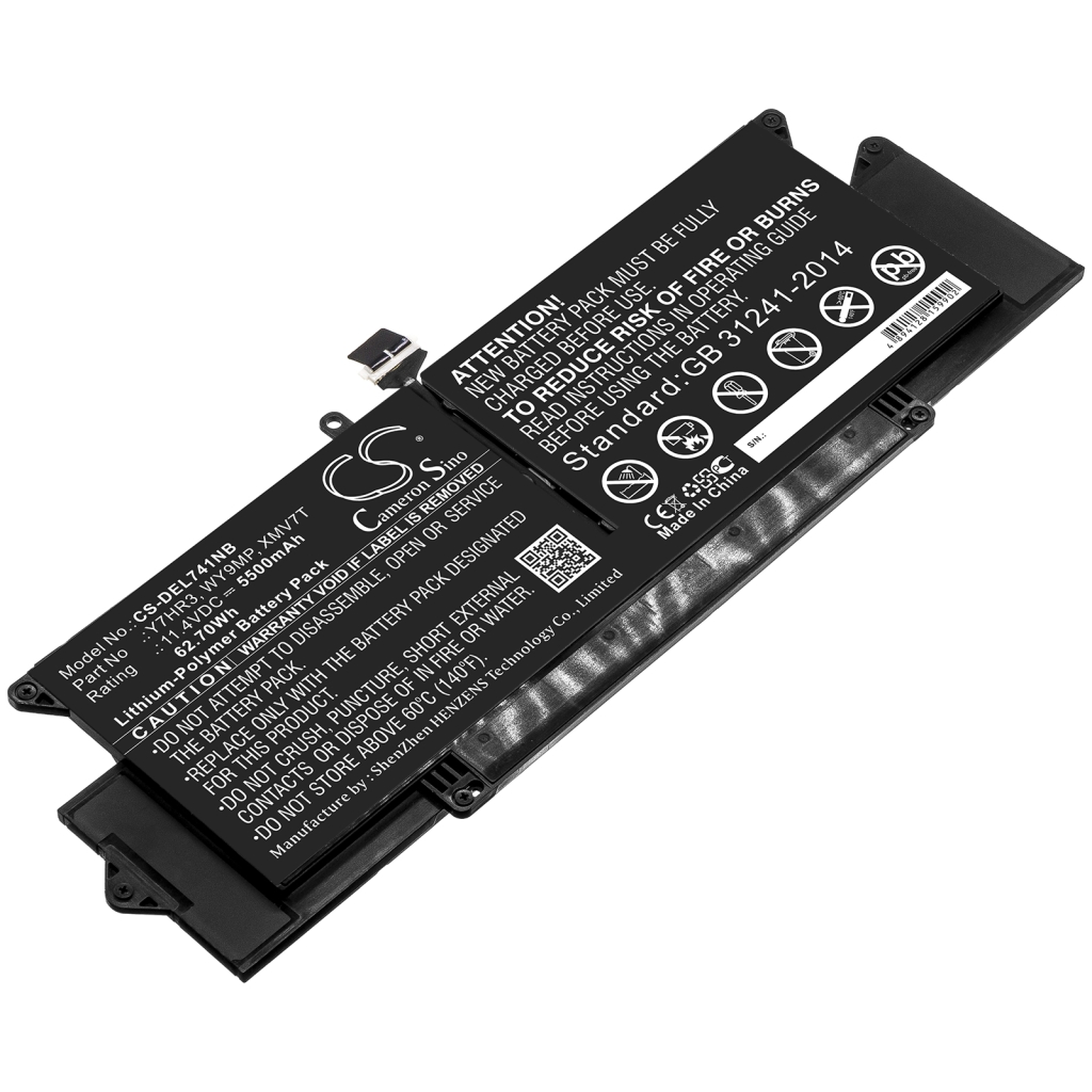 Notebook batterij DELL CS-DEL741NB