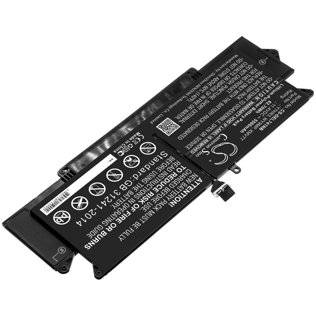 Notebook batterij DELL CS-DEL741NB