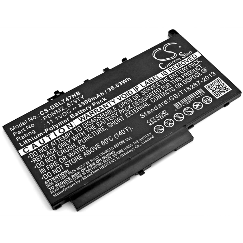 Notebook batterij DELL CS-DEL747NB