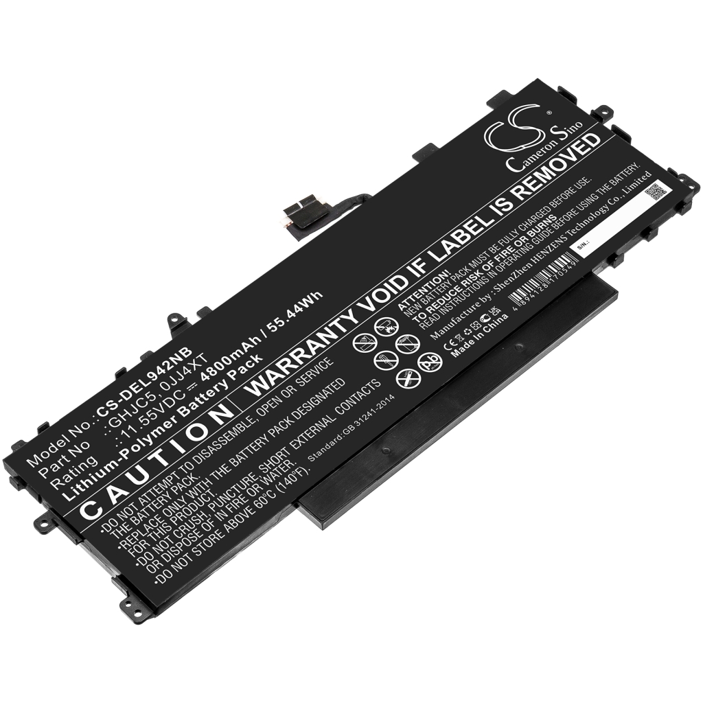 Notebook batterij DELL CS-DEL942NB